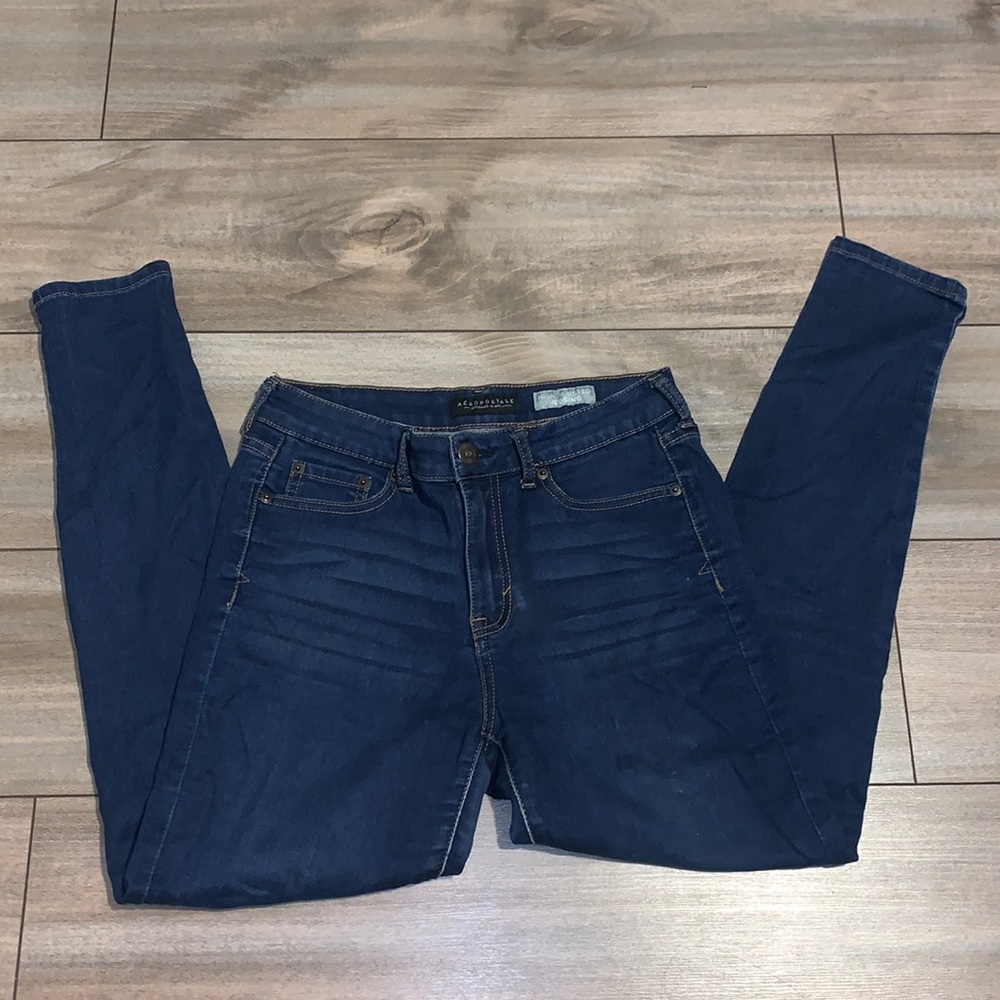 Aeropostale High Waisted Jegging Size 6 Great congratulations